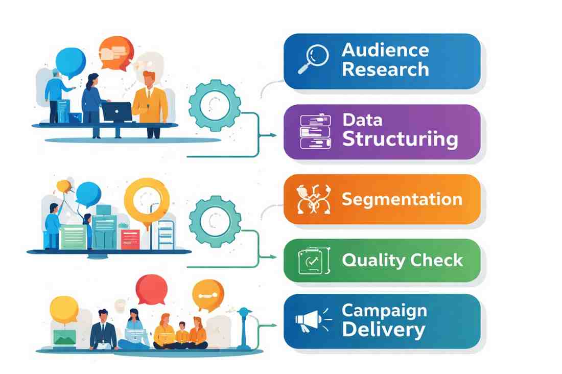 Education data process illustration