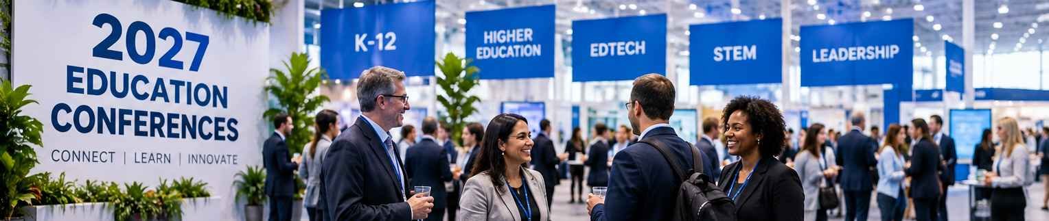 2027 education conference attendee list alternatives for K-12 EdTech higher education admissions and STEM audiences