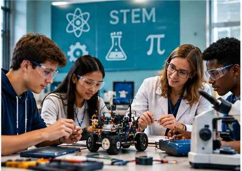 STEM mathematics and science education audience with teachers curriculum leaders and education decision makers